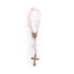 Pink St Therese Rosary